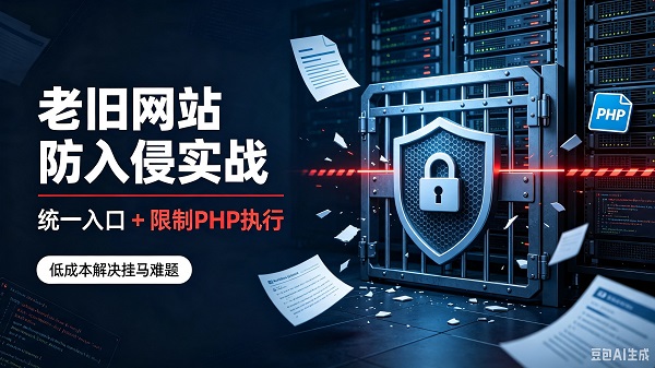 老旧网站防入侵实战：统一入口 + 限制PHP执行，低成本解决挂马难题